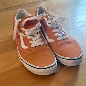 Vans Sneakers in Bright Orange and White